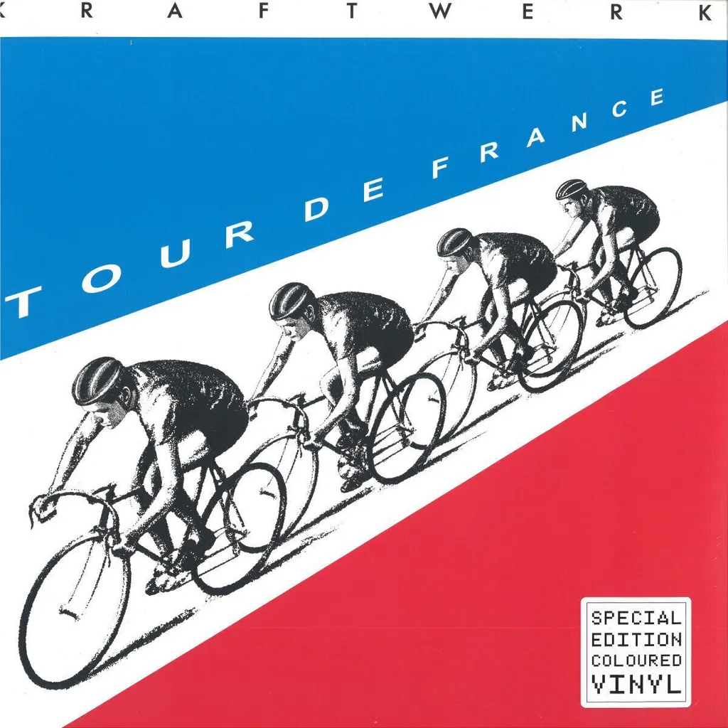 Kraftwerk Tour De France Vinyle 2 LP Remasterisé Bleu et Rouge Limité
