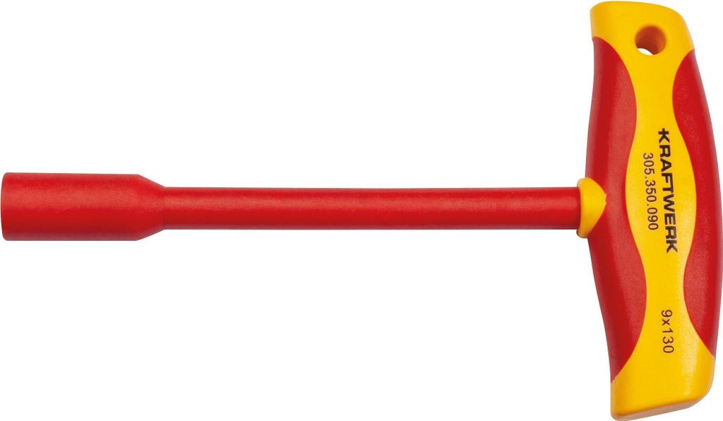 Steckschlüssel T-Griff Schraubendreher 9 mm VDE