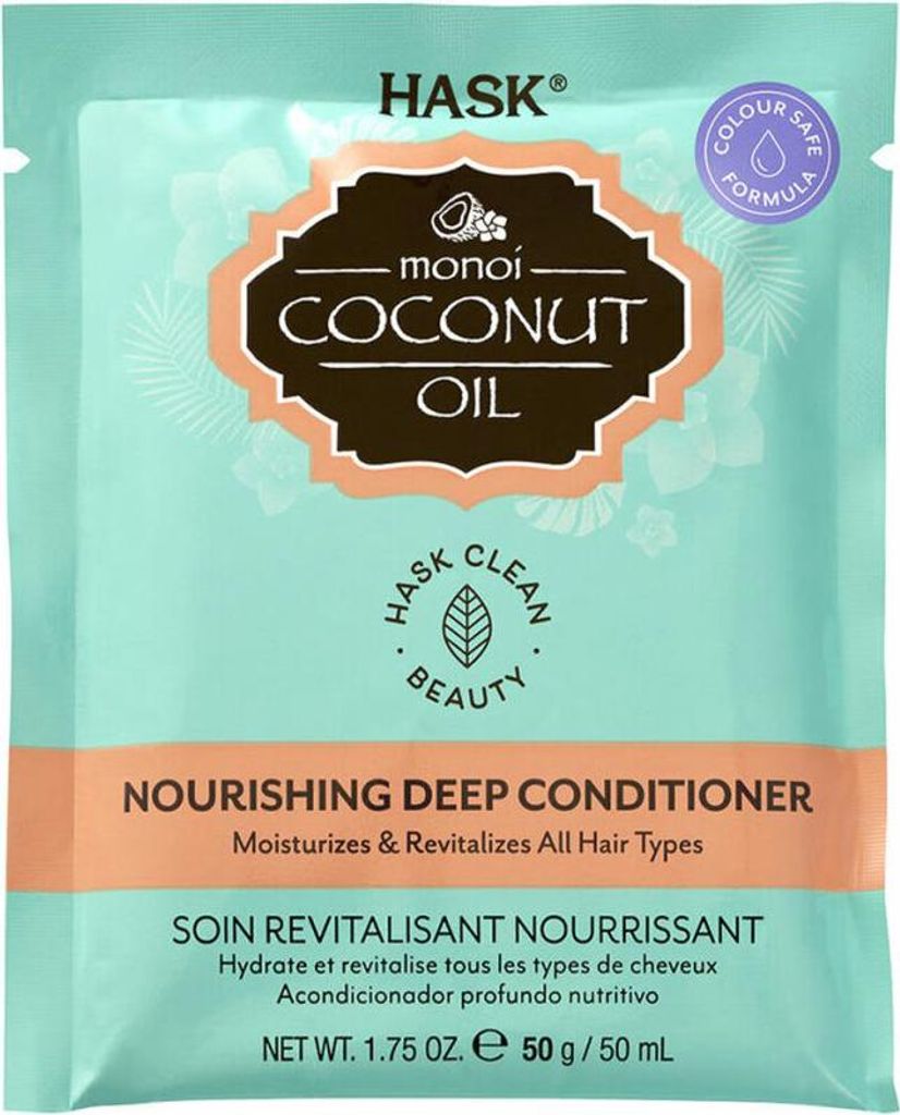 Hask Monoi Coconut Oil Nourishing Deep Unisex 50ml Non-professional Hair Conditioner