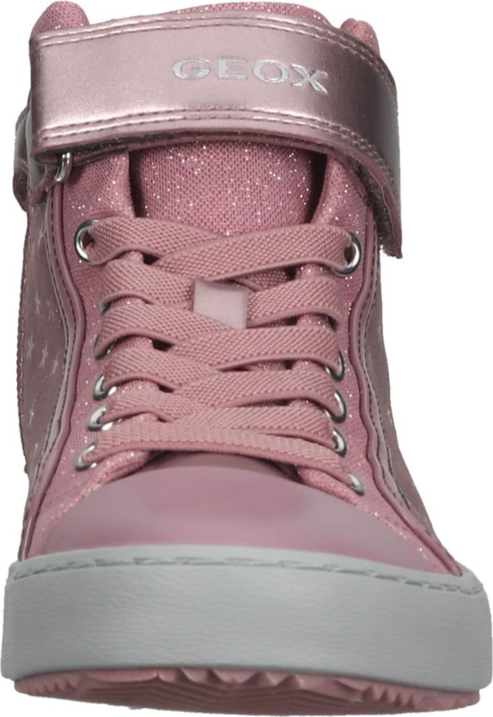 Geox J KALISPERA GIRL M meisjes Sneakers, Black Dk Pink, 35 EU