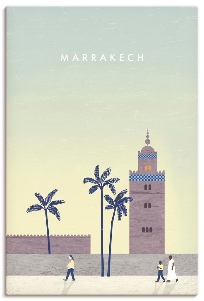 ARTland Leinwandbild Marrakech Größe: 60x90 cm