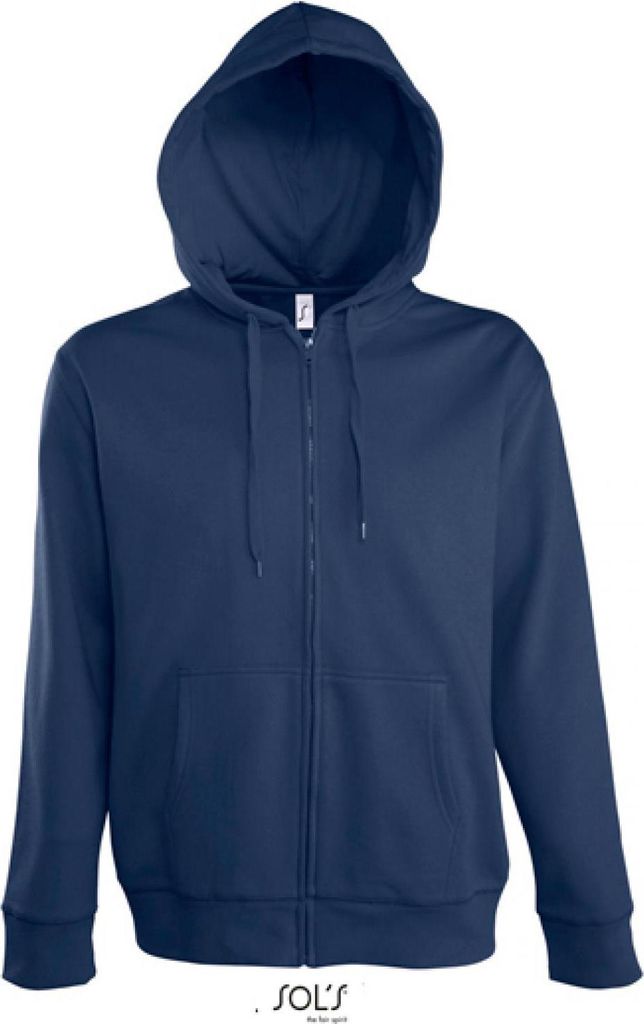 Men Hooded Zipped Jacket Seven