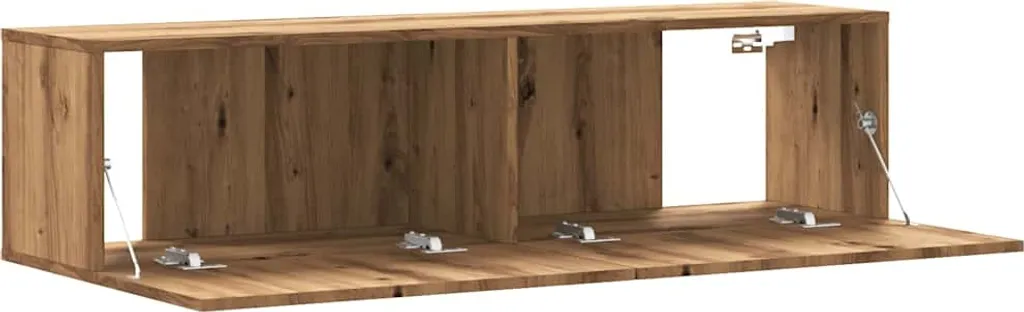 Maison Exclusive - Mobile TV in rovere Artisan 120x30x30 cm Materiale ligneo - 7