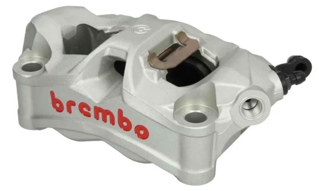 Étrier Brembo Stylema P4 30 920D02095 argenté : stoppez le fading