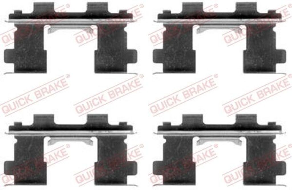 109-1253 QUICK BRAKE Sada prislusenstvi, oblozeni kotoucove brzdy x