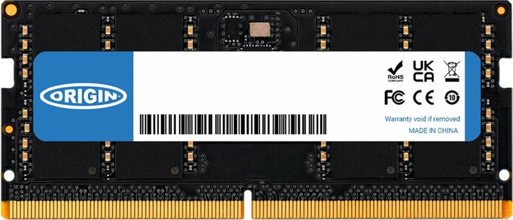 Origin Storage OM16G55600SO1RX8NE11, 16 GB, 1 x 16 GB, DDR5, 5600 MHz, 262-pin SO-DIMM
