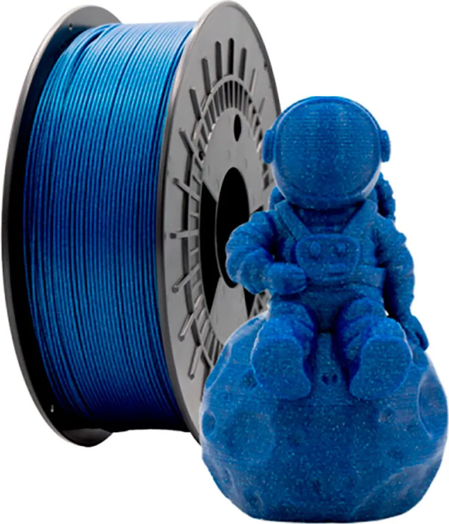 Filament PLA Pailleté 1.75mm 1kg pour Impression 3D Sparkly Silver