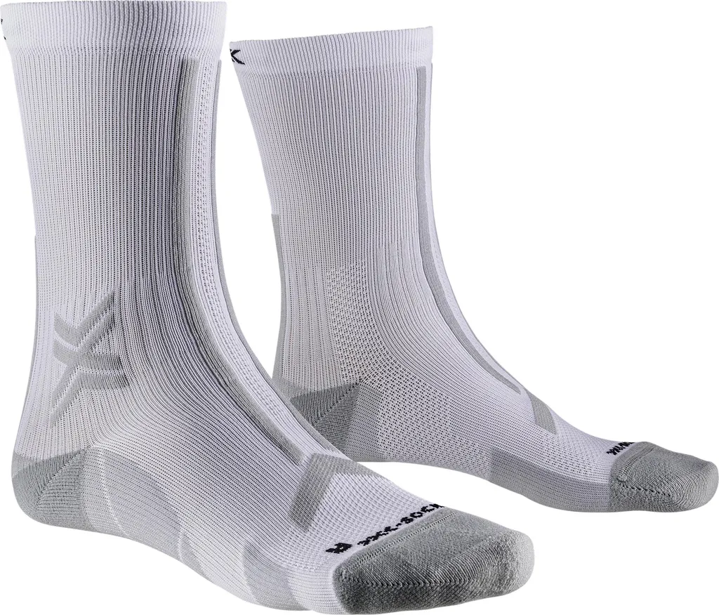 Chaussettes trail X-Socks anti-ampoules grises homme taille 42-44