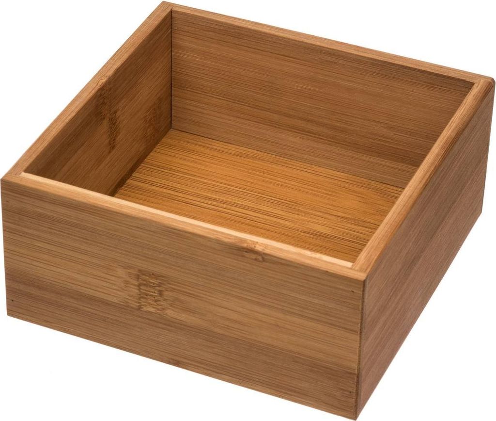 Bambusový úložný box, 15 x 15 cm Obrázok produktu 