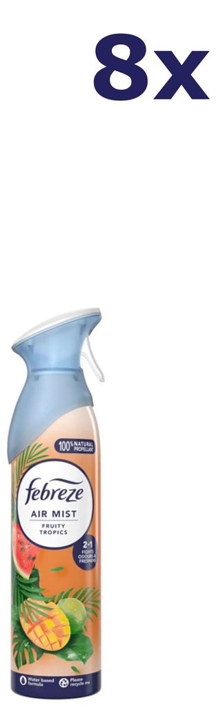 8x Febreze Lufterfrischer 185 ml Fruity Tropics