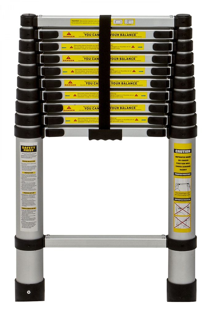 Alu-Teleskopleiter 10 Stufen Produktbild 