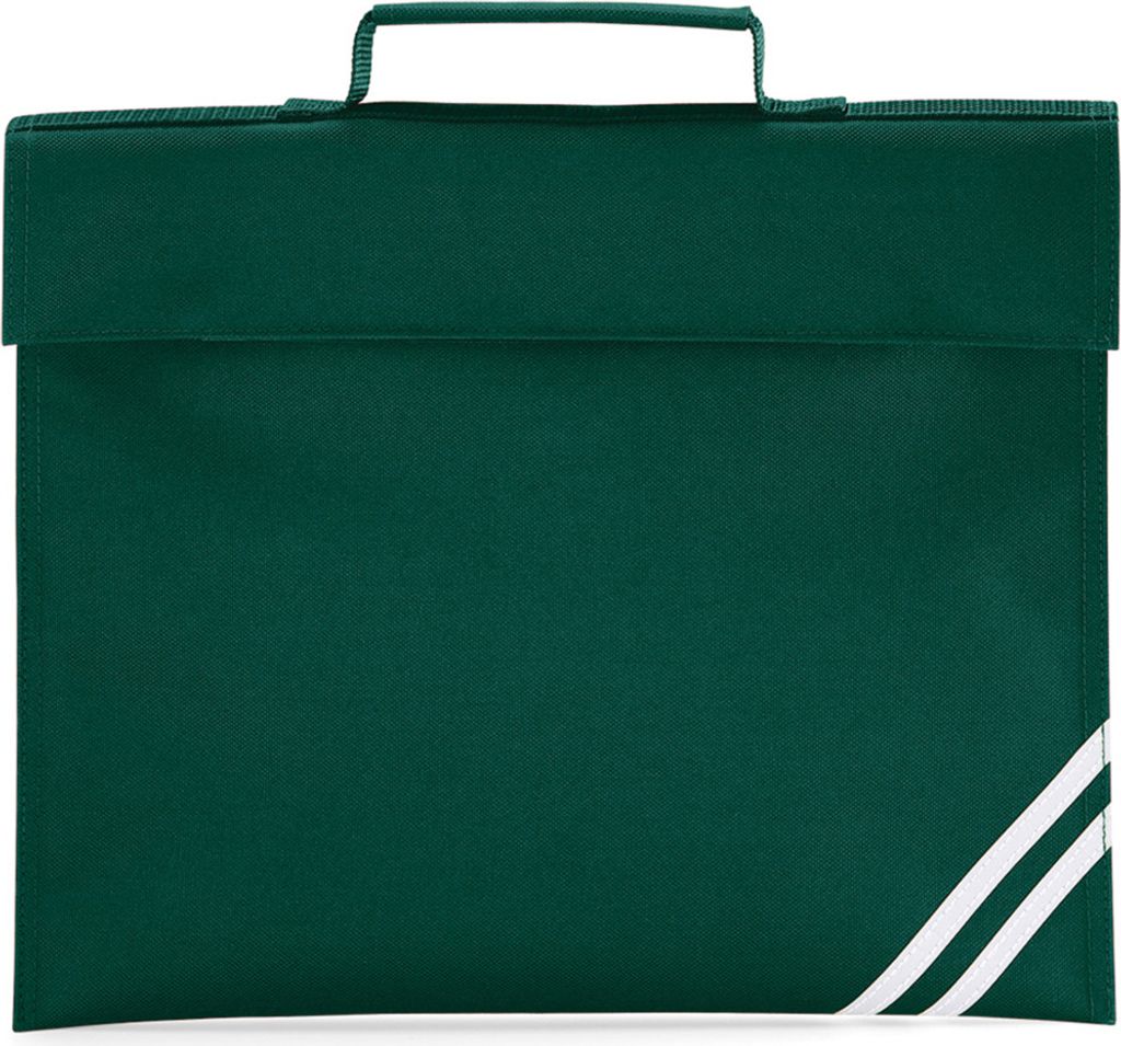 Quadra Classic Büchertasche - 5 Liter BC753 (Einheitsgröße) (Flaschengrün)