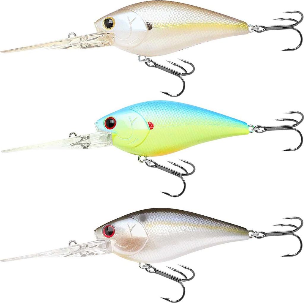 Lucky Craft Flat CB D-20 Crankbait für Tiefen 75mm 23,5g - Wobbler, Farben Lucky Craft:Chartreuse Shad