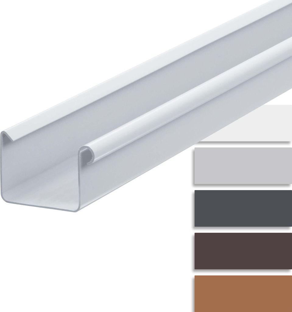 INEFA Dachrinne kunststoff Kastenrinne 200cm NW68 / 68mm Produktbild 