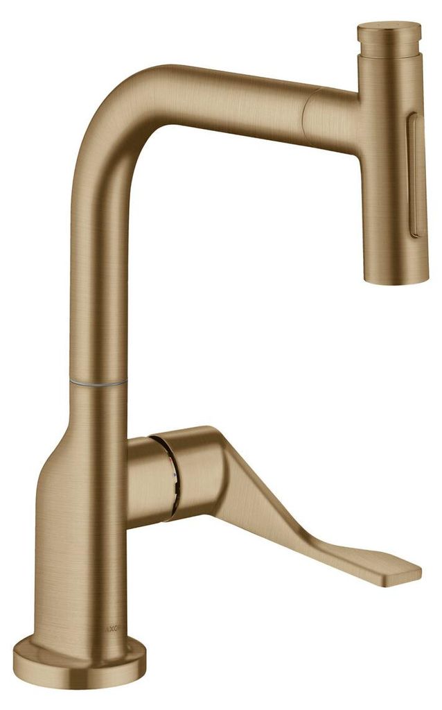 Einhebel-Spültischmischer AXOR CITTERIO DN 15 m sBox Ausziehbrause bru bronze brushed bronze