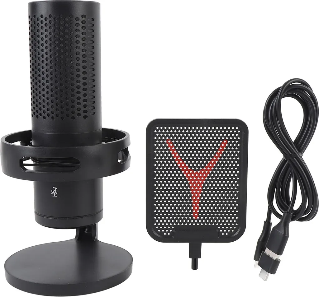 Microphone à condensateur RVB USB - Qualité Sonore Claire pour Laptop