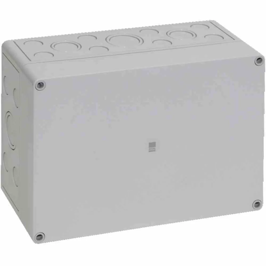 Boîtier de commande Rittal PK avec entrées de câbles pré-perforées gris