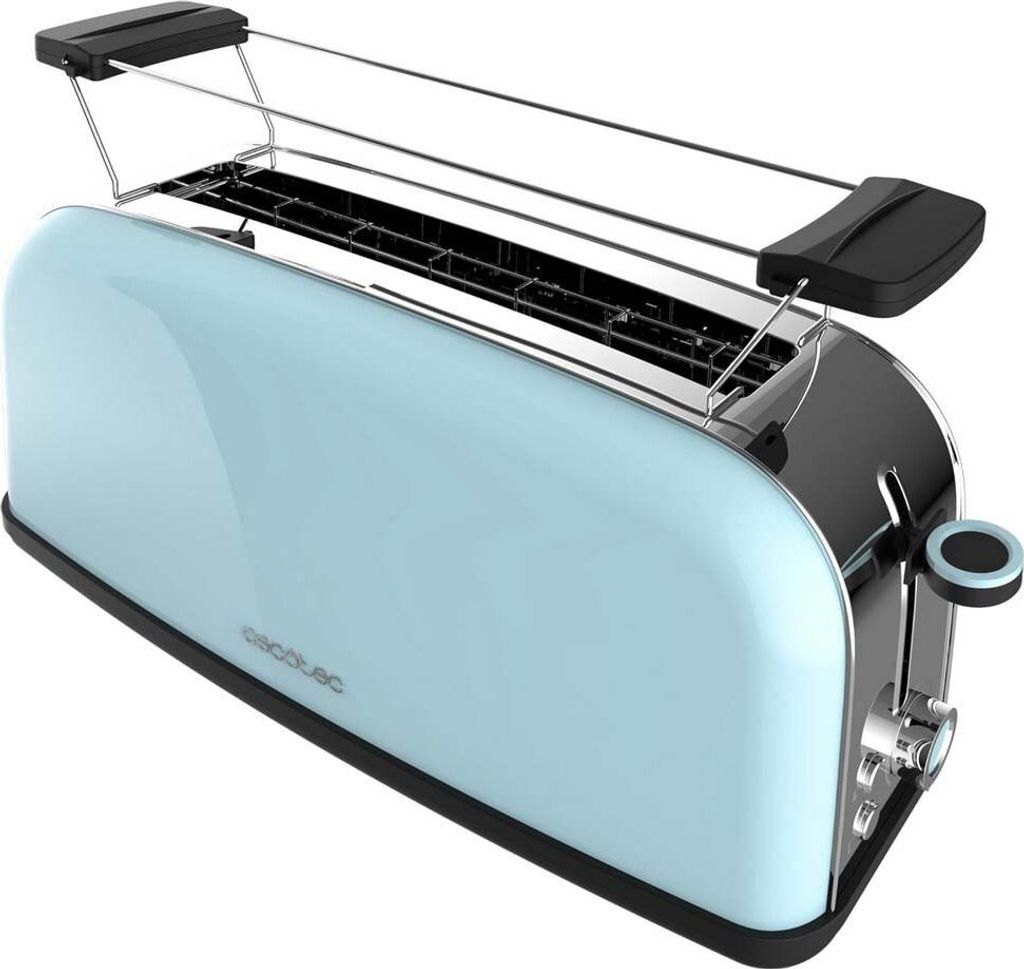 Cecotec Toastin' time 850, 2 Scheibe(n), Blau, Edelstahl, Produktbild 