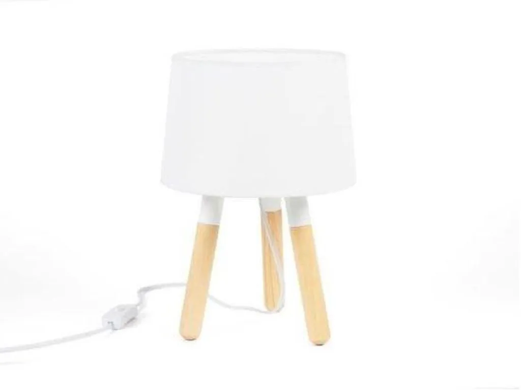 dasmöbelwerk Lampe de table avec abat-jour en tissu design élégant