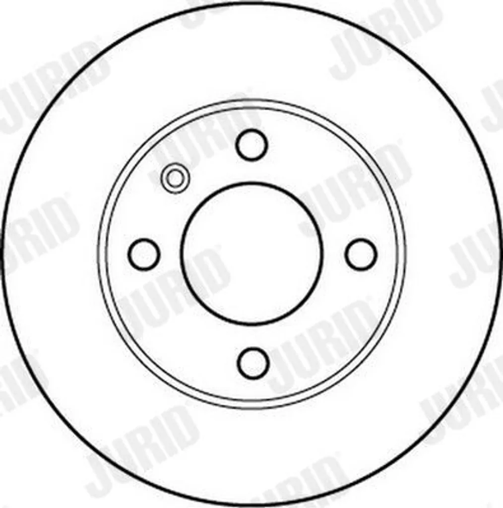 Paire de disques de frein VW Golf IV et Lupo JURID pour une conduite sûre
