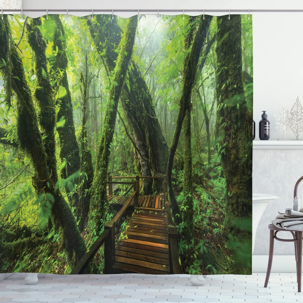 Tenda da Doccia Wald ABAKUHAUS 175x200: Arredo Bagno Green e Opaco