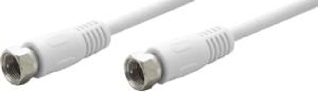 Cavo TV SAT Coassiale Maschio Maschio Connettori F /F Bianco - Foto 8