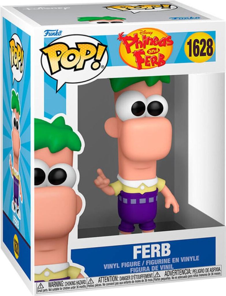 Phineas en Ferb POP! Disney vinyl figuur, Ferb, 9 cm Productafbeelding 