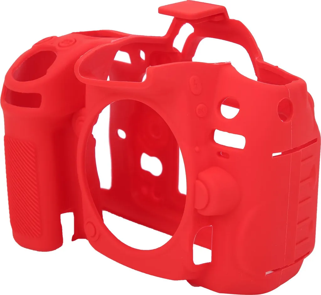 Custodia Protettiva Silicone Rossa Nikon D7000 - Risparmia e Proteggi