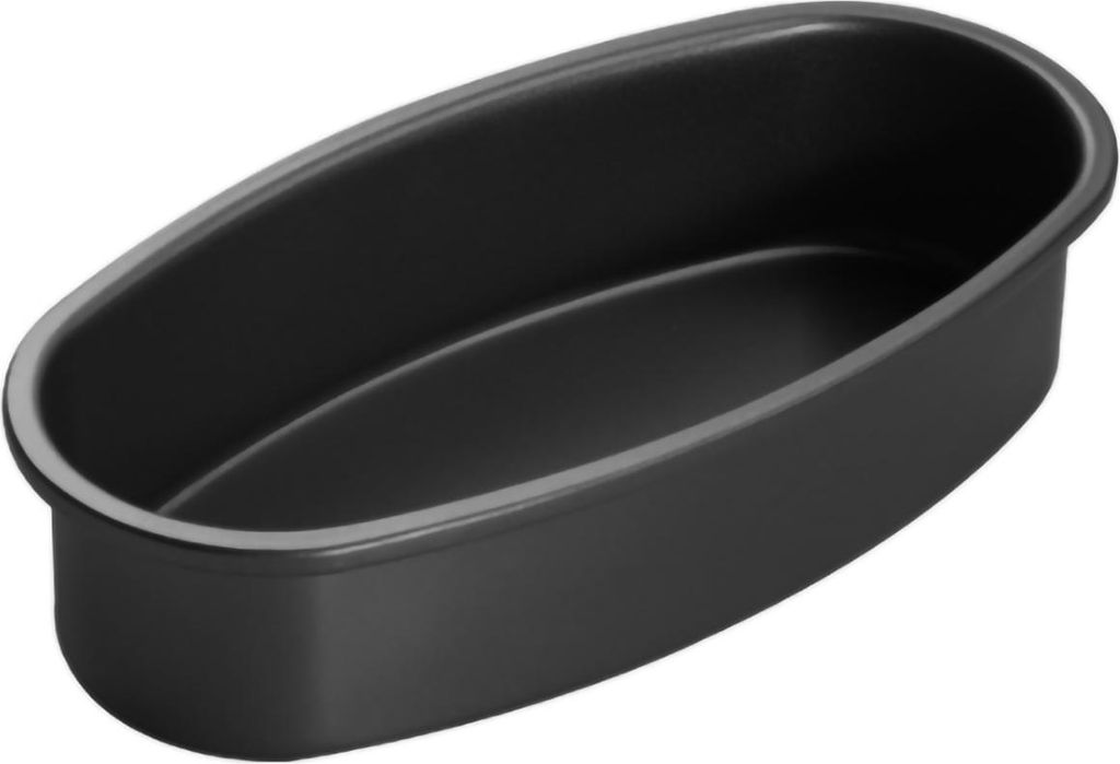 Kohlenstoffstahl K?sepfannen Oval Form Backschale fr Kchenkochwerkzeugblack