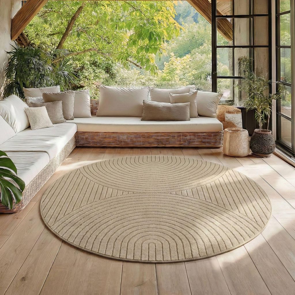 Homebyhome Venkovní Koberec Moderní Boho Design 3D Efekt Obrázek produktu 