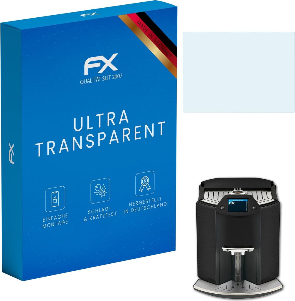 atFoliX FX-Clear 2x Schutzfolie kompatibel mit Krups Barista (EA9078) Displayschutzfolie