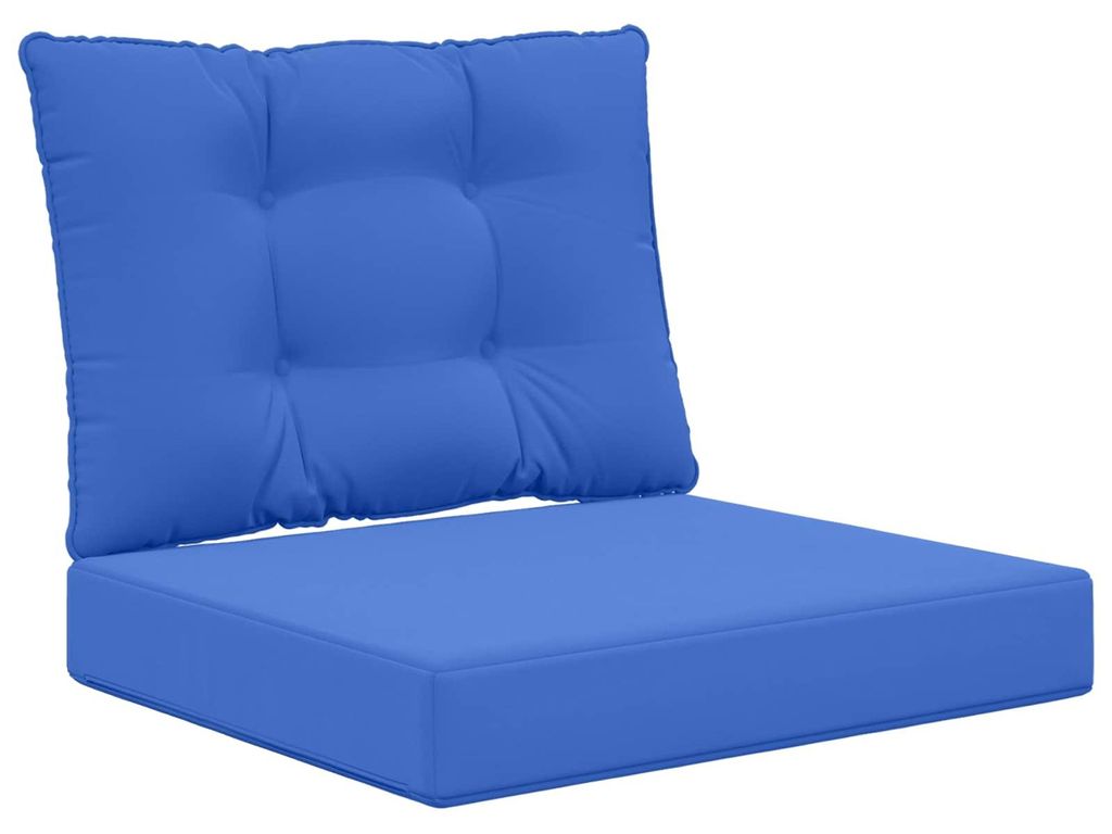 (Robust Möbel)Sofakissen für draußen modern - robust und langlebig - 2 pcs Türkis Polyester - Gartenmöbelauflagen GermanyMöbel341534