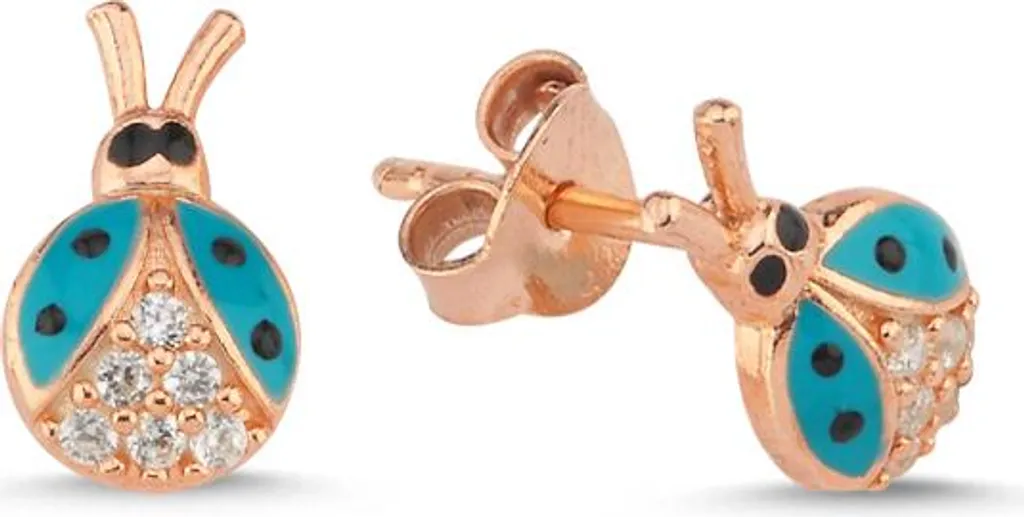 Boucles d'oreilles Coccinelle en Argent : le Cadeau Idéal pour Enfants