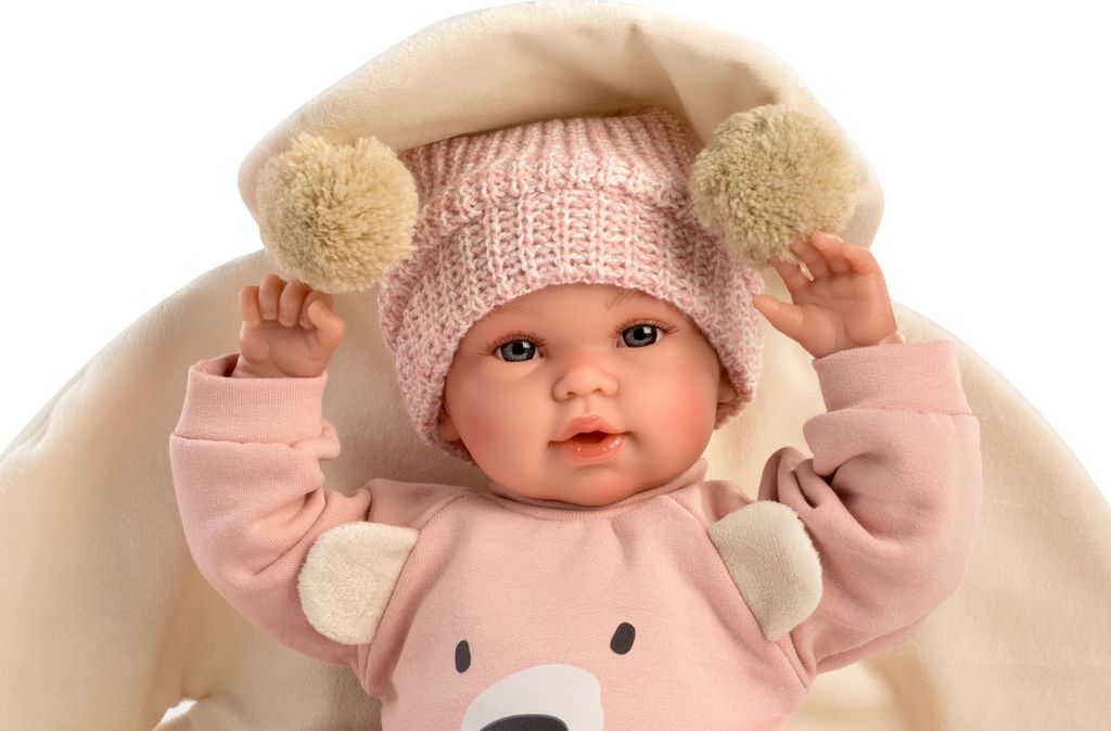 Llorens 63644 NEW BORN - realistická bábika so zvukmi a Obrázok produktu 4