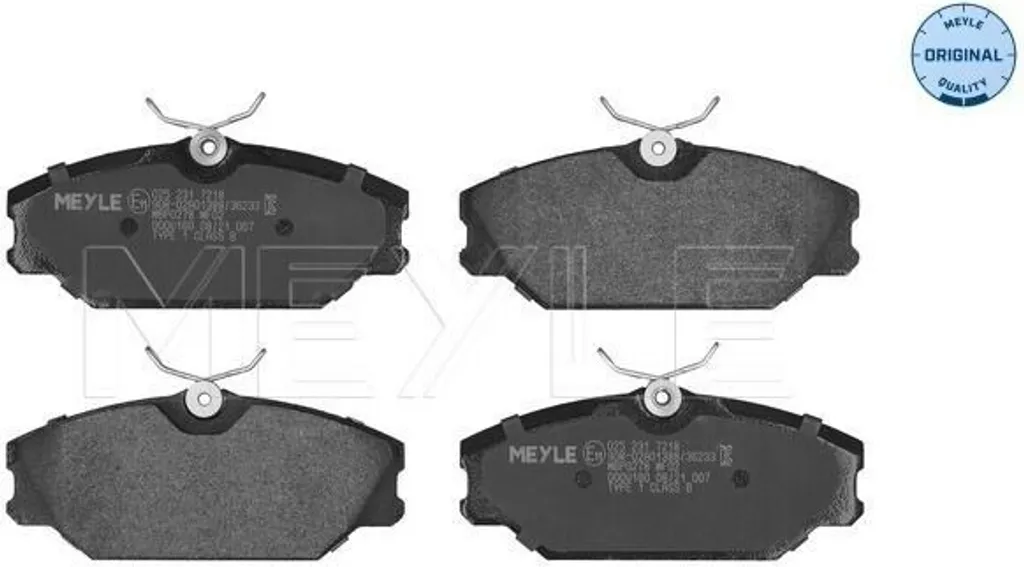 Plaquettes de frein avant MEYLE 7701206379 haute durabilité Megane I