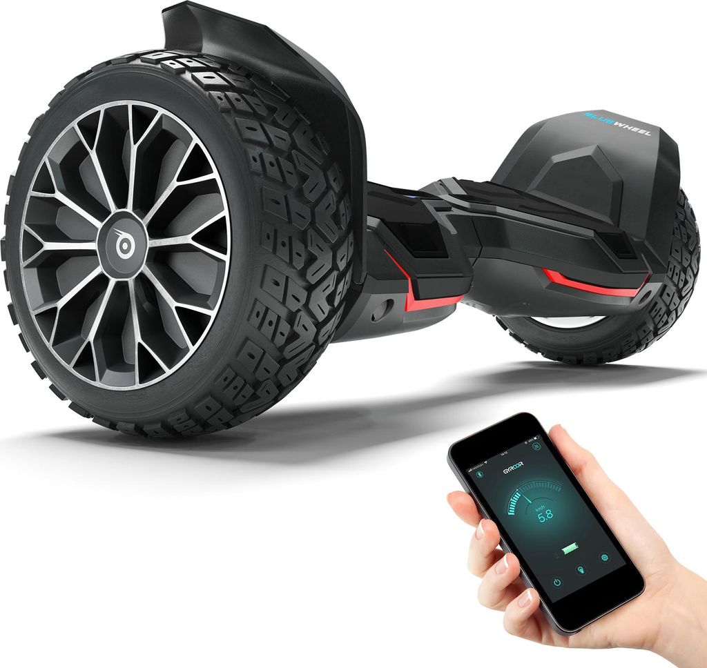 Bluewheel Hoverboard HX510 - 8.5" Vollgummireifen - LED-Scheinwerfer