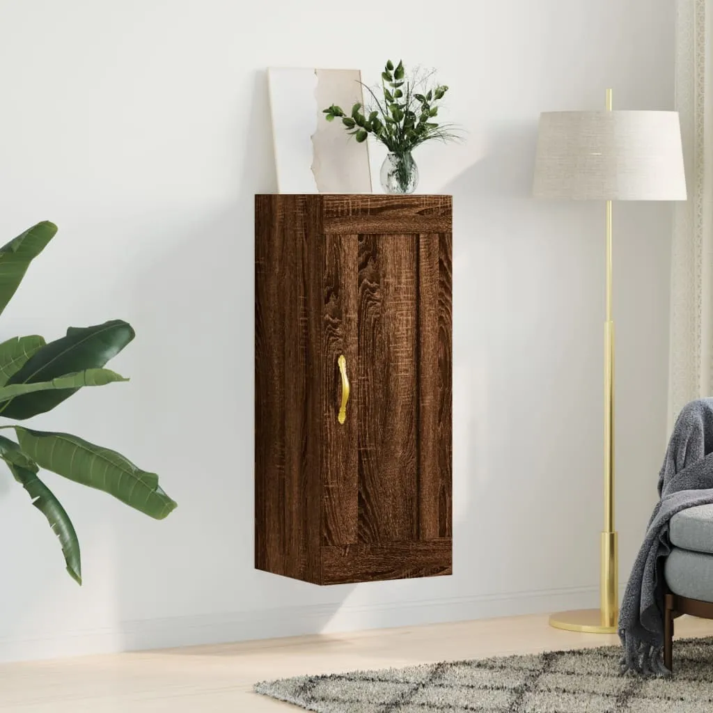 Vetrinetta Sospesa Rovere Marrone 34x90 cm - Mobile Salvaspazio 2025