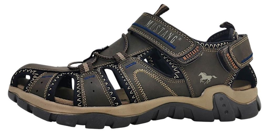 Mustang  Herrenschuhe Sandalen Braun Freizeit Produktbild 