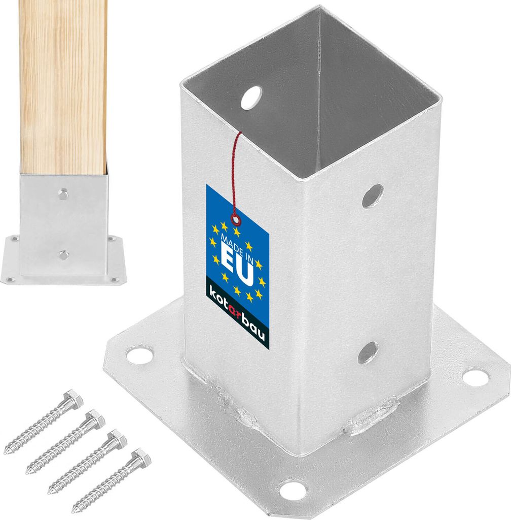KOTARBAU® Aufschraubhülse 70 x 70 mm Vierkantholzpfosten Produktbild 