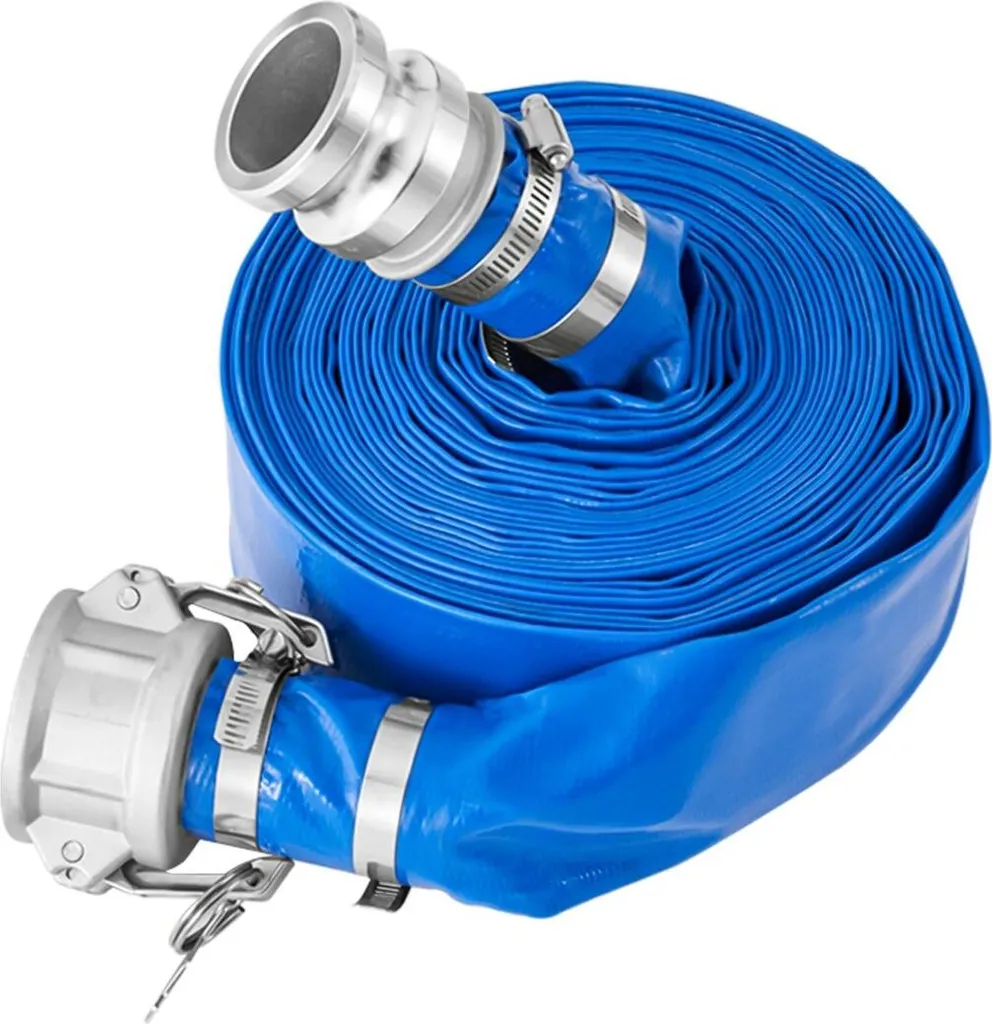 Kit tuyau d'aspiration 2 pouces pour pompe à eau - 6m Vert et 20m Bleu