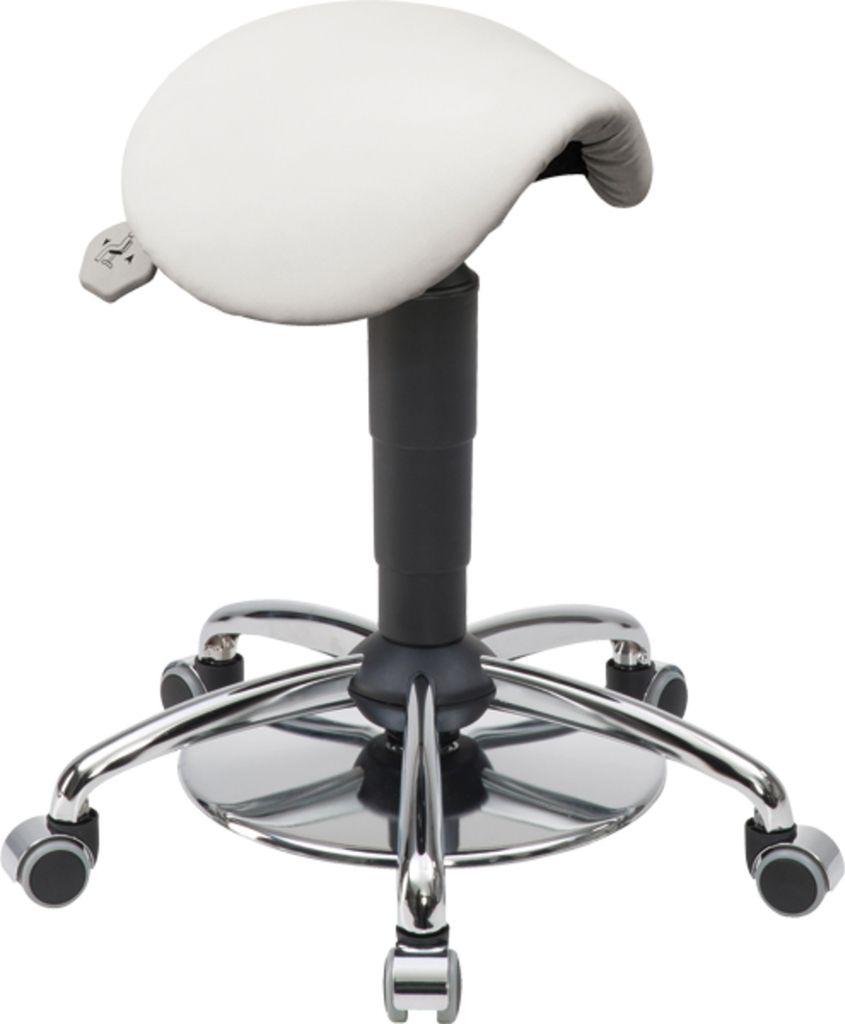 Meychair Hocker 4150 A4-MED-TR-KL2-FG Rollen ws
