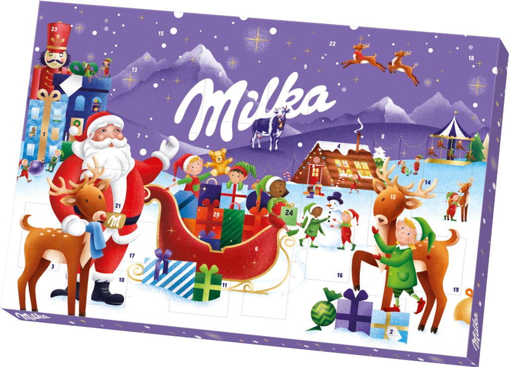 Adventskalender Milka, 200 gram Productafbeelding 