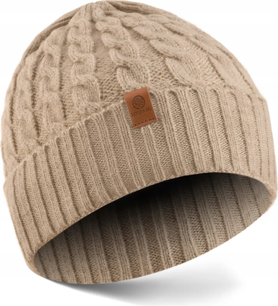Regalo Invernale Ideale: Cappello Donna BCD-BK-01 Beige Caldo