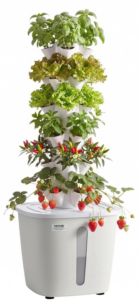 Tour hydroponique VEVOR, 30 modules, Hydrotower à 6 Image du produit 
