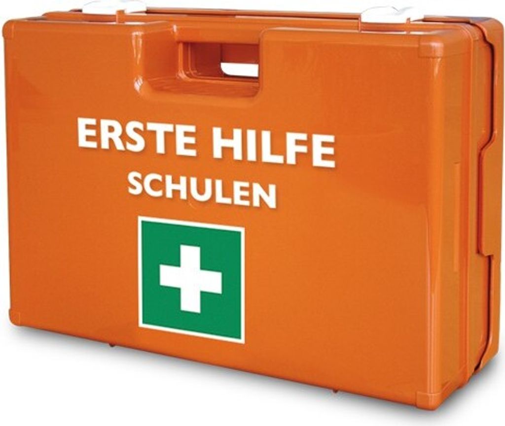 Verbandkoffer SCHULEN mit Inhalt DIN 13 157 + Zusatzausstattung