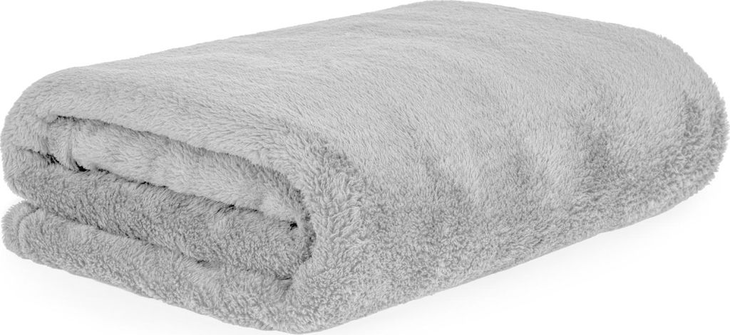 HOMLA ROTE Decke hellgrau 150x200cm