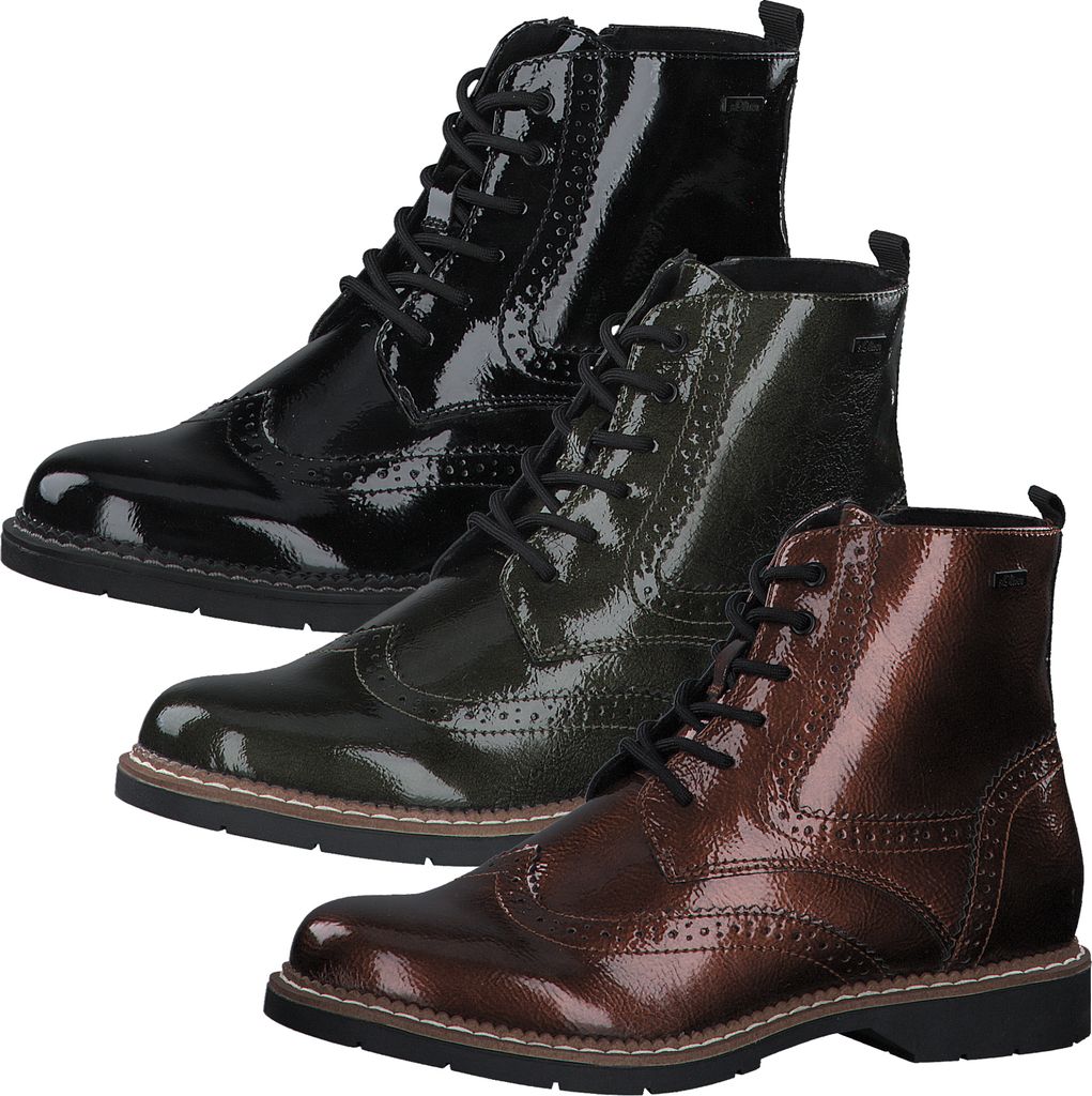 s.Oliver Damen Schnürboots Stiefeletten 5-25465-27, Größe:37 EU, Farbe:Braun