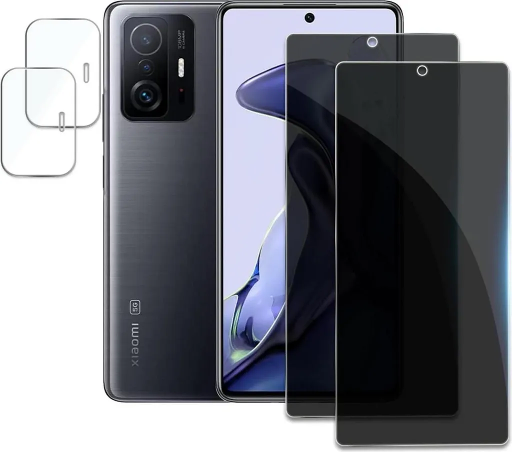 Écran Xiaomi 11T cassé ou espionné ? Pack verre trempé de confidentialité