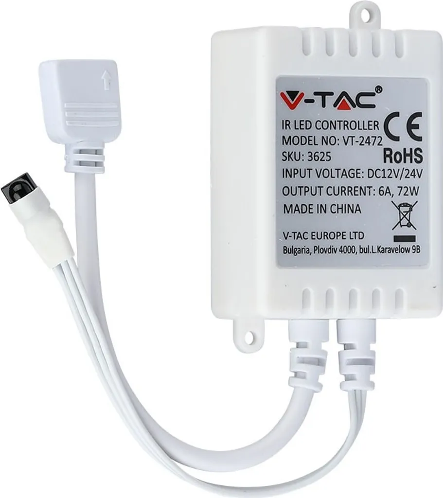 Controller RGB+Bianco con Telecomando RF per Strisce LED - Offerta Top