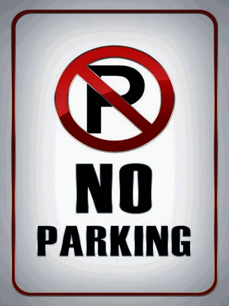 vianmo Holzschild 40x30 cm Parkplatz No Parking